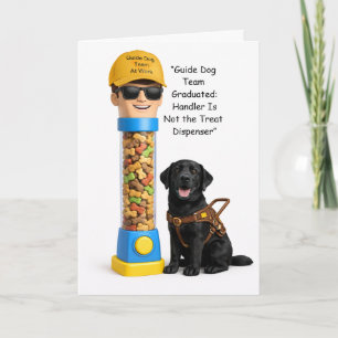 New Guide Dog Team Graduation Card – Working Dog, 