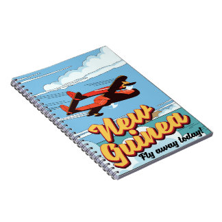 New Guinea adventure poster. Notebook