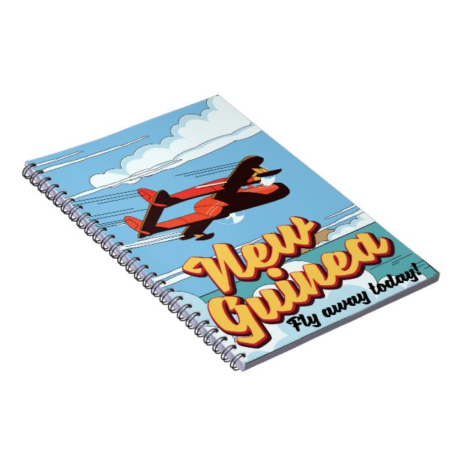 New Guinea adventure poster. Notebook (Right Side)