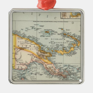New Guinea, Papuan Archipelago Metal Tree Decoration