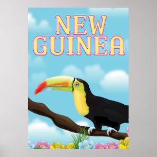 New Guinea Toucan travel poster