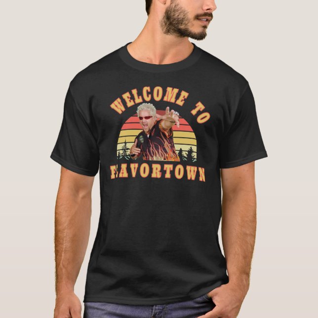 New Guy Fieri Fans Flavortown  Classic T-Shirt (Front)