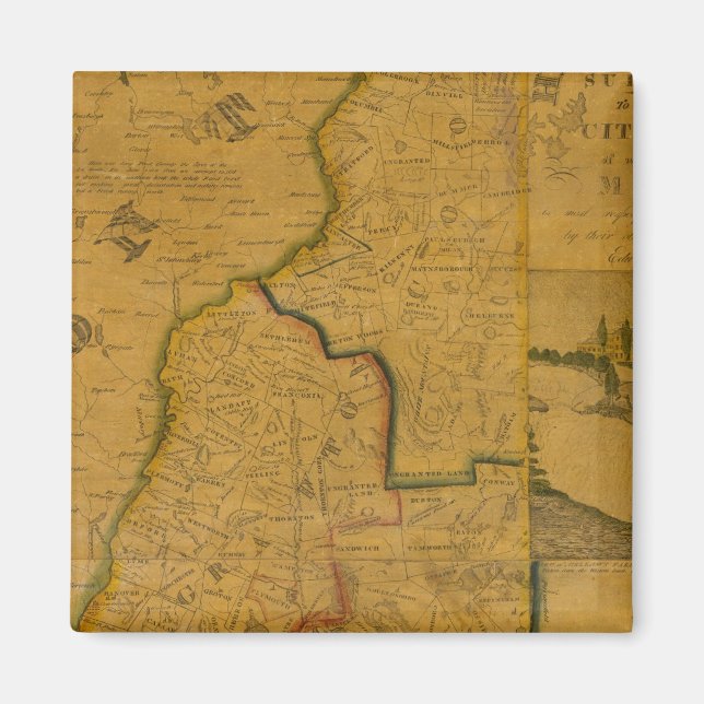 New Hampshire 4 Magnet (Front)