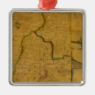 New Hampshire 4 Metal Tree Decoration
