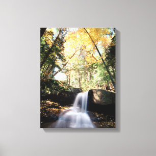 New Hampshire, A waterfall in the White Canvas Print
