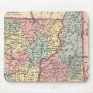New Hampshire and Vermont 3 Mouse Mat