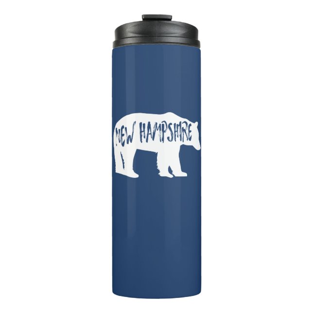 New Hampshire Bear Thermal Tumbler (Front)