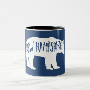 New Hampshire Bear Two-Tone Coffee Mug