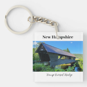 New Hampshire Covered Bridge   Key Ring