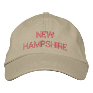 NEW HAMPSHIRE EMBROIDERED HAT
