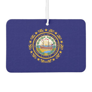 New Hampshire flag Car Air Freshener