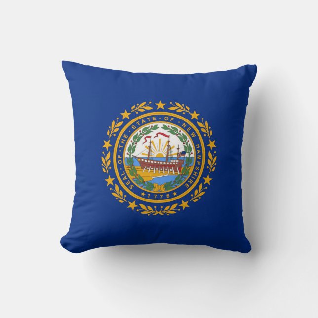 New Hampshire Flag Cushion (Front)