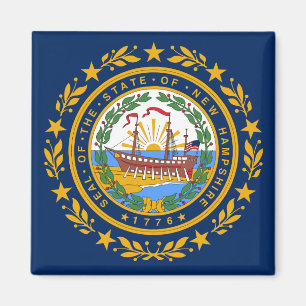New Hampshire flag Magnet