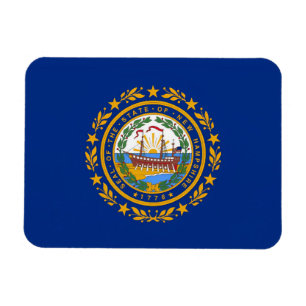 New Hampshire Flag Magnet