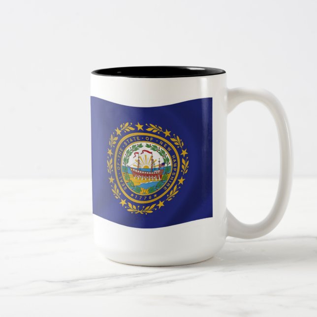 New Hampshire Flag Mug (Right)