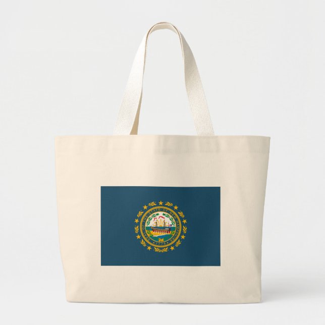New Hampshire Flag Tote Bag (Front)