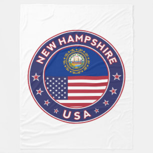 New Hampshire Fleece Blanket