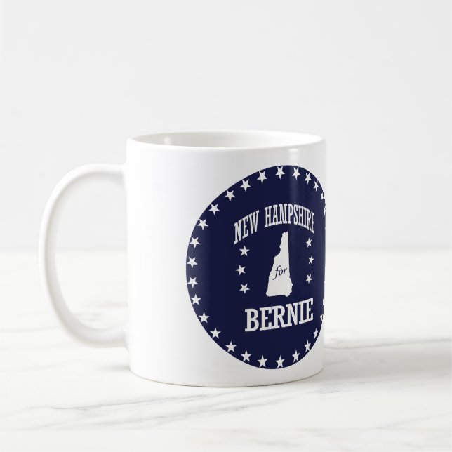 NEW HAMPSHIRE FOR BERNIE SANDERS COFFEE MUG (Left)