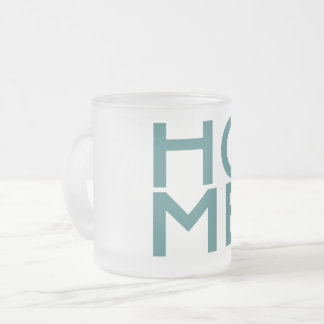 New Hampshire frosty glass mug