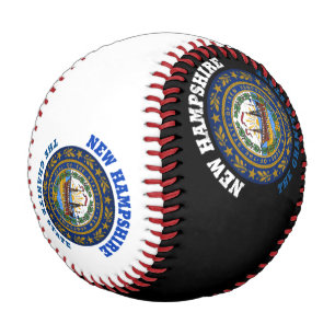 NEW HAMPSHIRE GRANITE STATE FLAG BASEBALL