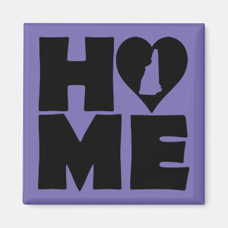 New Hampshire Home Heart State Fridge Magnet