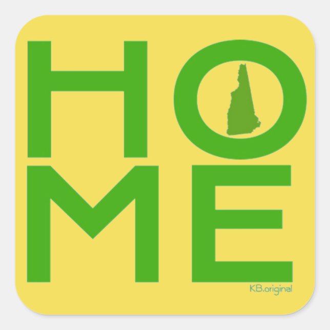New Hampshire HOME sticker (Front)