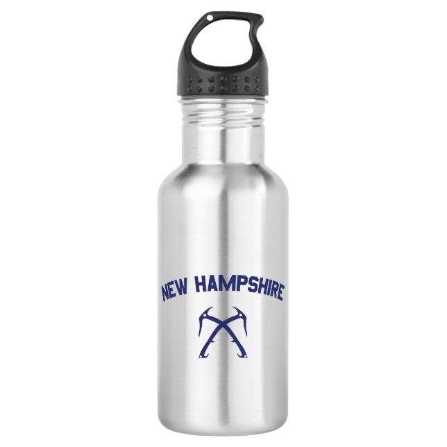 New Hampshire Ice Climbing 532 Ml Water Bottle (Front)