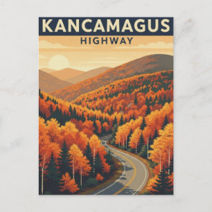 New Hampshire Kancamagus Highway Travel Postcard