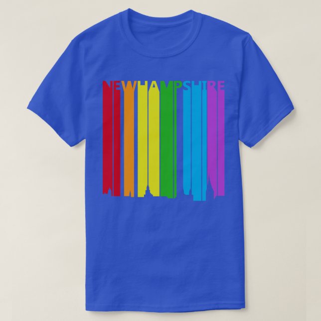 New Hampshire LGBT Gay Pride  T-Shirt (Design Front)