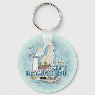 New Hampshire Lighthouse keychain