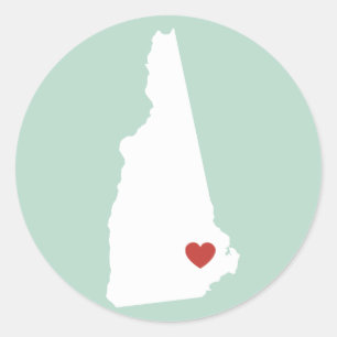 New Hampshire Love - Customisable Sticker