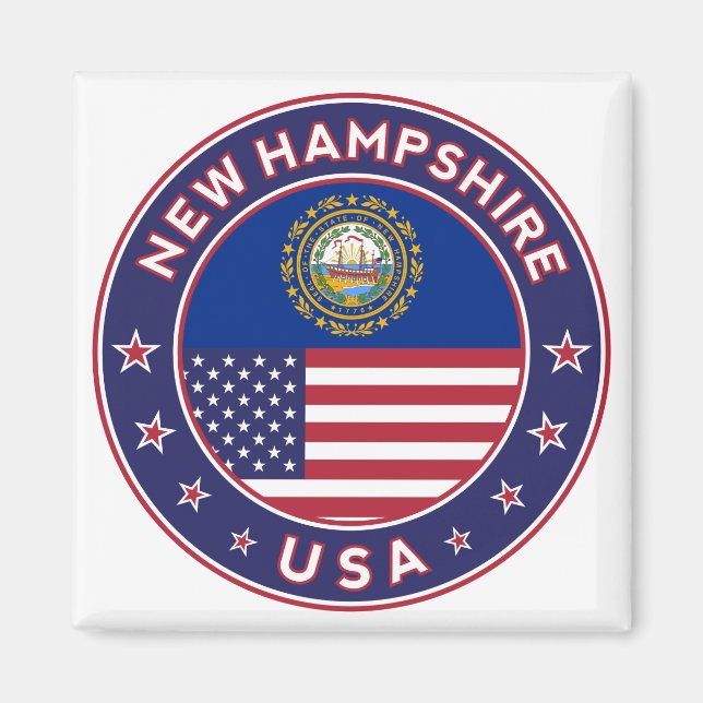 New Hampshire Magnet (Front)