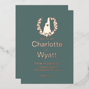 New Hampshire Map  Destination Wedding 