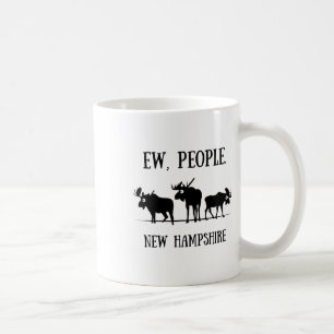 New Hampshire Moose For Introverts Ew People  Coffee Mug