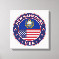 New Hampshire, New Hampshire canvas, poster