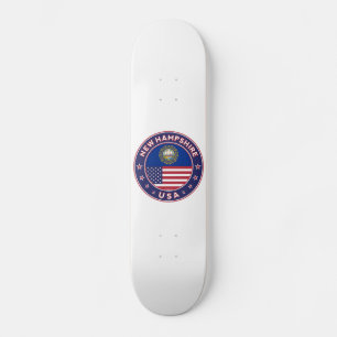 New Hampshire, New Hampshire sticker, Skateboard