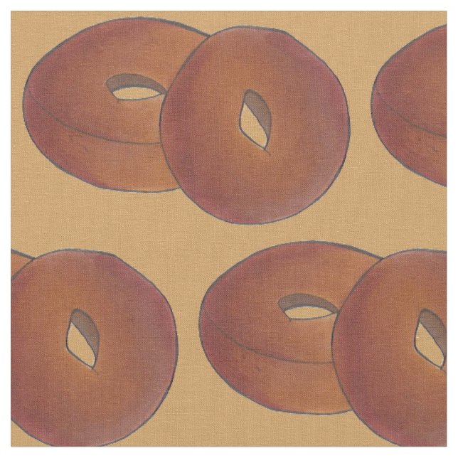 New Hampshire NH Apple Cider Doughnuts Doughnuts F Fabric (Close Up)