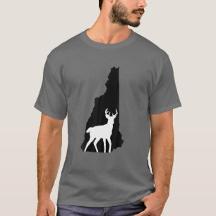 New Hampshire, NH, Deer, Hunting, Outdoor, Nature, T-Shirt