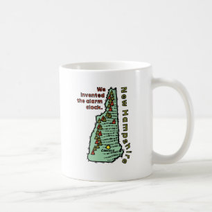 New Hampshire NH Motto ~ We Invented The Alarm Coffee Mug