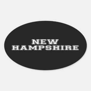 New Hampshire Oval Sticker