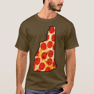 New Hampshire Pepperoni Pizza  T-Shirt