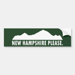 New Hampshire Please Bumper Sticker