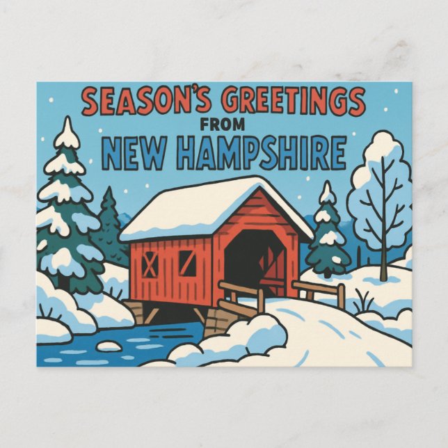 NEW HAMPSHIRE Postcard (Front)