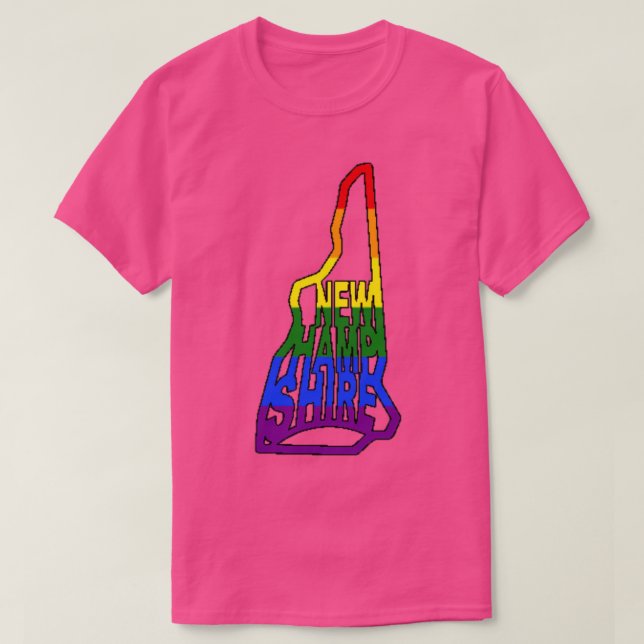New Hampshire Pride T-Shirt (Design Front)
