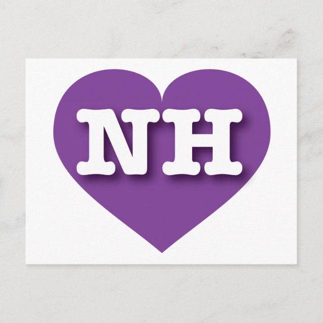 New Hampshire Purple Heart - Big Love Postcard (Front)