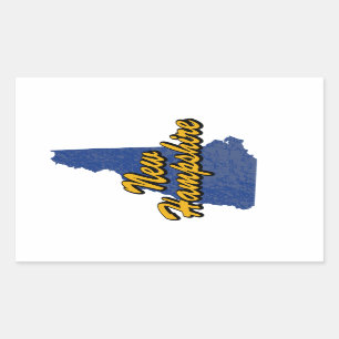New Hampshire Rectangular Sticker