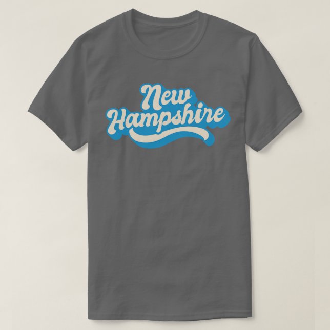 New Hampshire Retro  T-Shirt (Design Front)