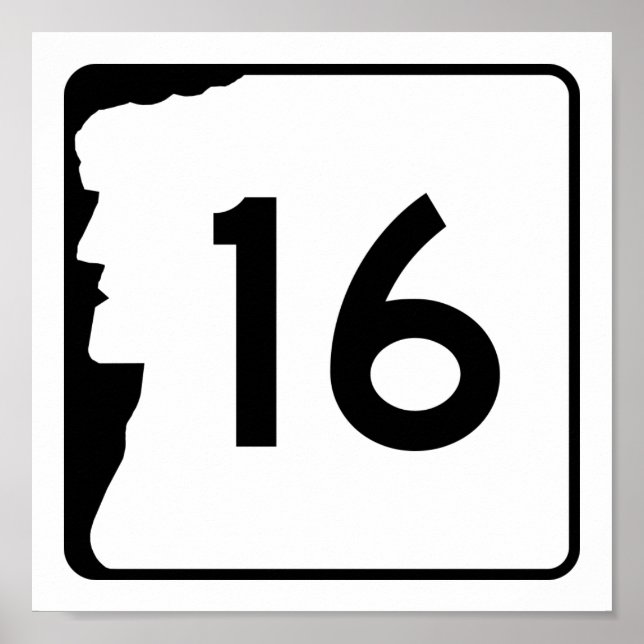 New Hampshire Route 16 Poster (Front)