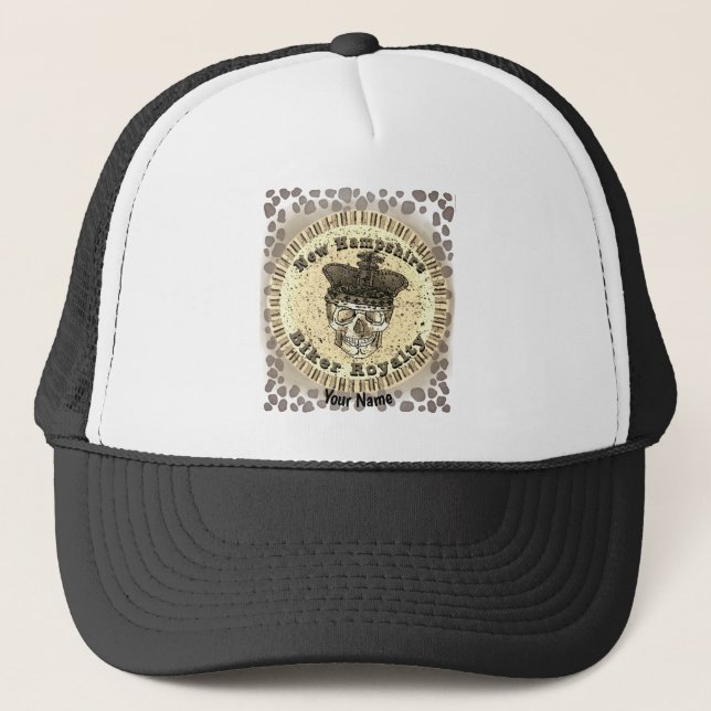New Hampshire Royalty Biker Hat (Front)