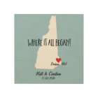 New Hampshire Rustic Wedding Couple Where it Began